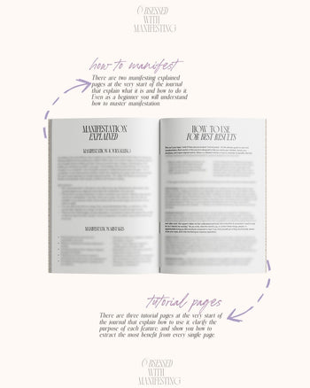 Obsessed with Manifesting Journal